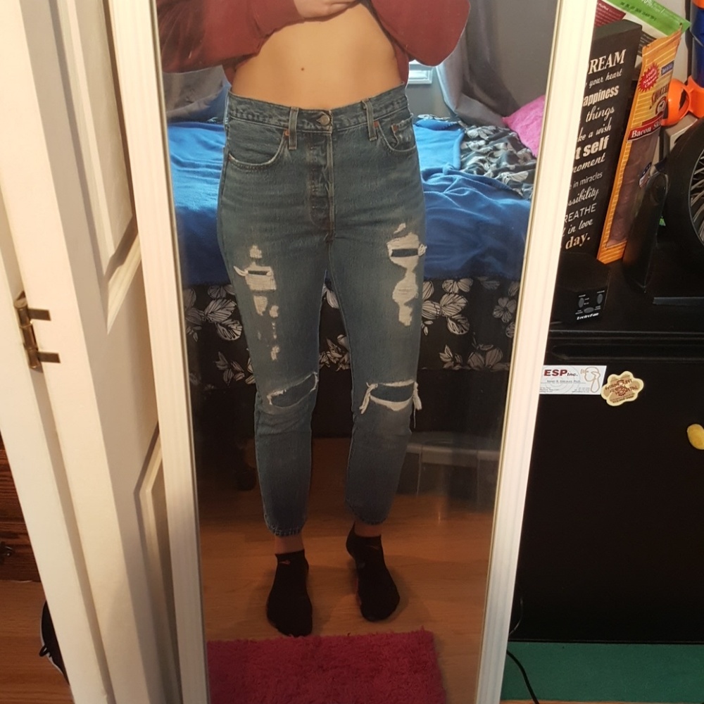 Levi's 501 skinny jeans